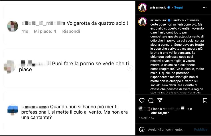 Arisa denuncia social - Parolibero