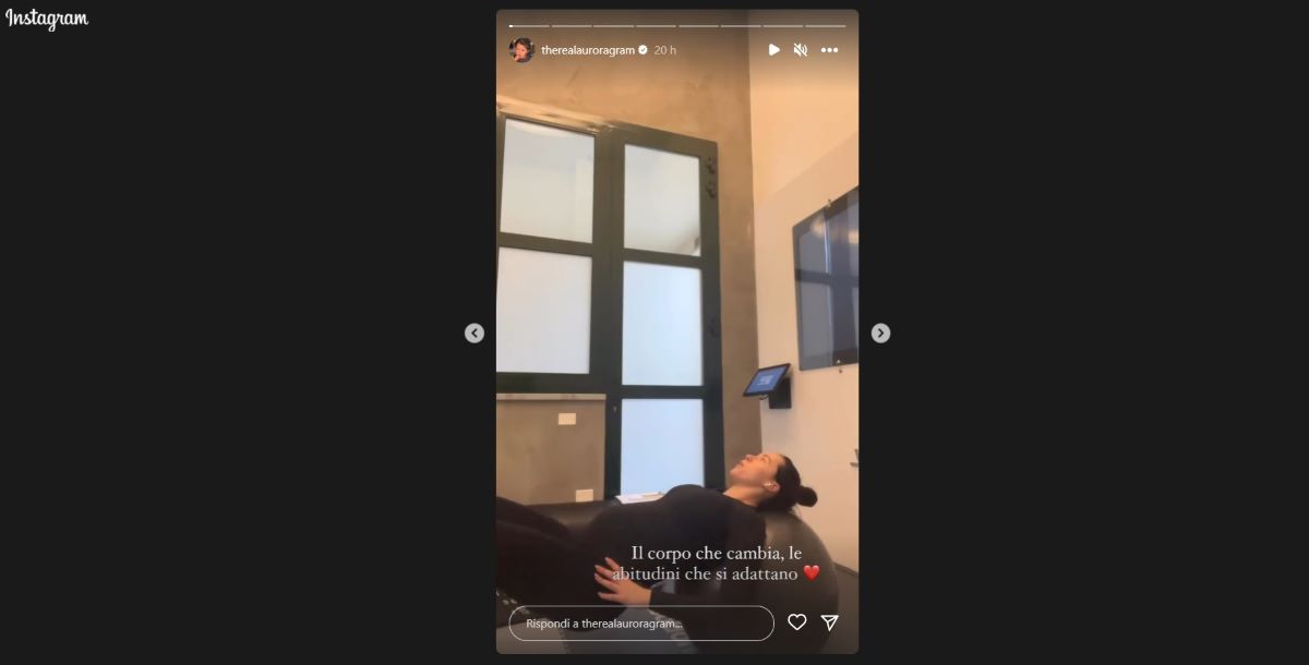Aurora Ramazzotti allenamento gravidanza