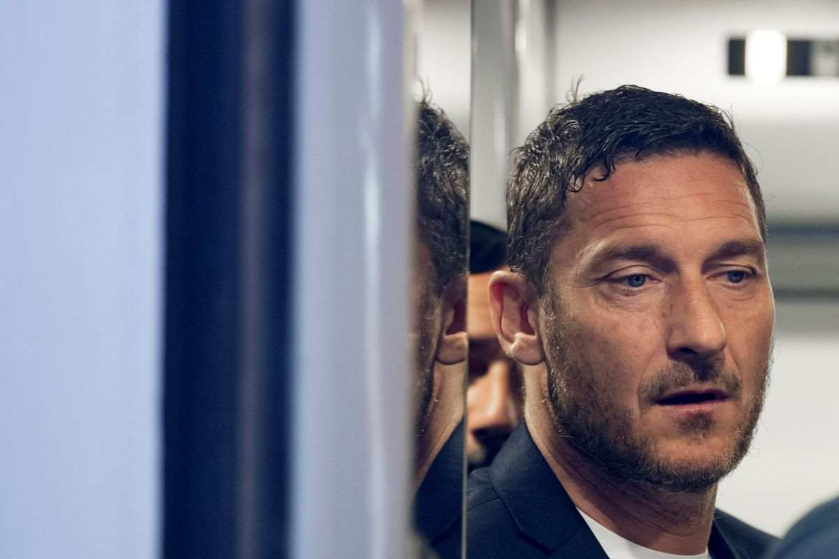 Francesco Totti e suo figlio