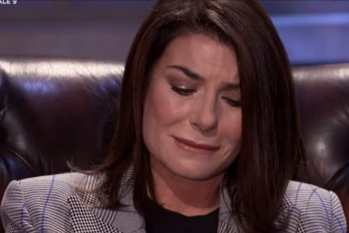 ilaria damico in lacrime