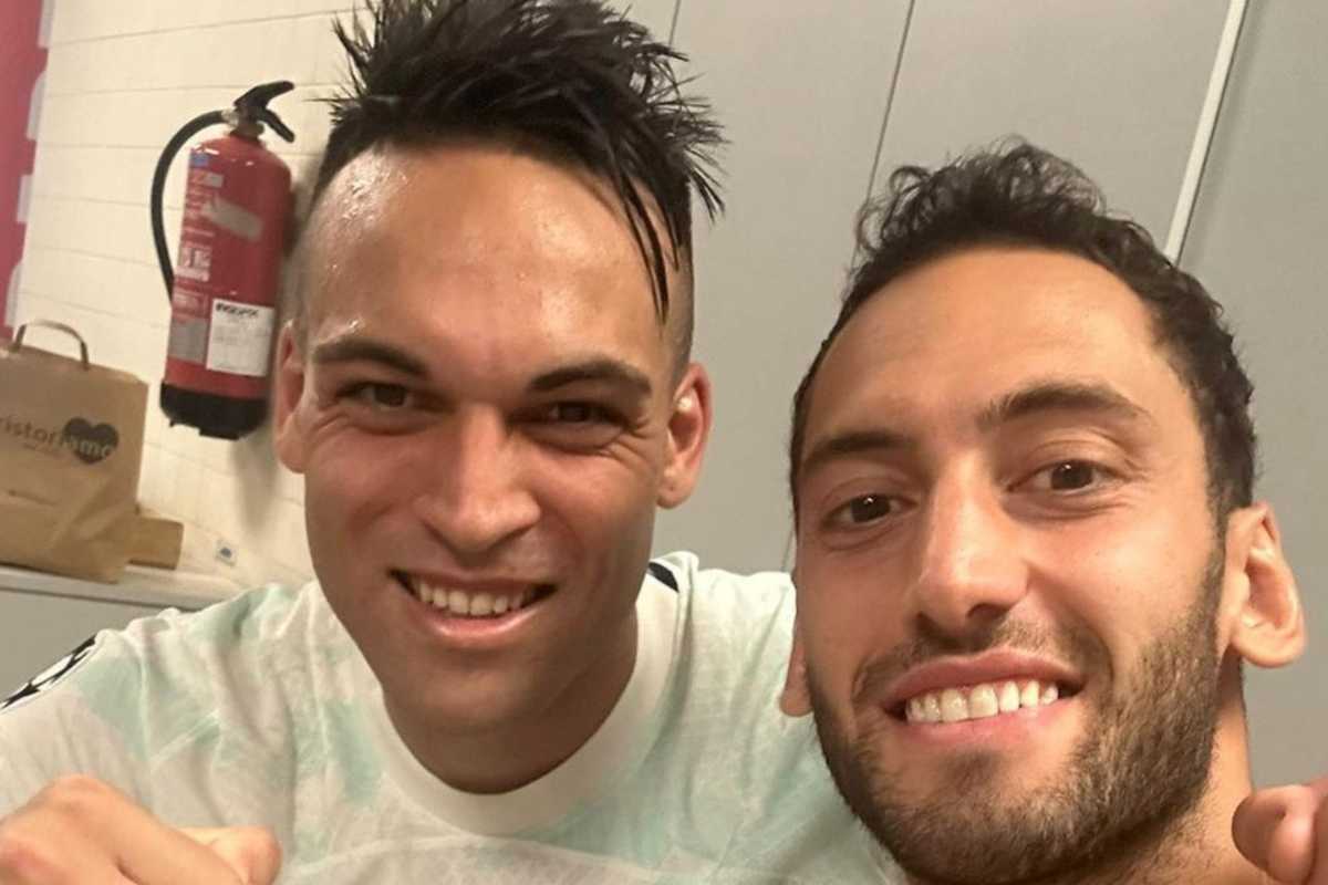 Hakan Calhanoglu selfie