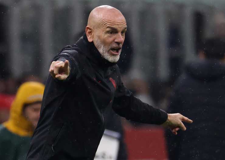 Stefano Pioli in campo