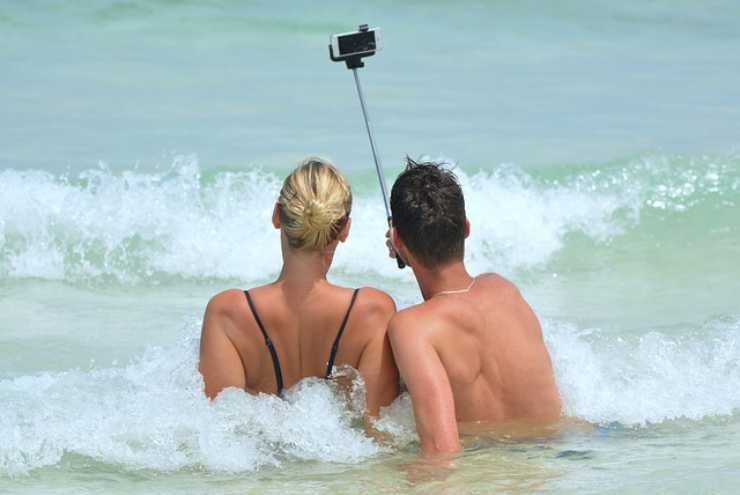 Selfie al mare