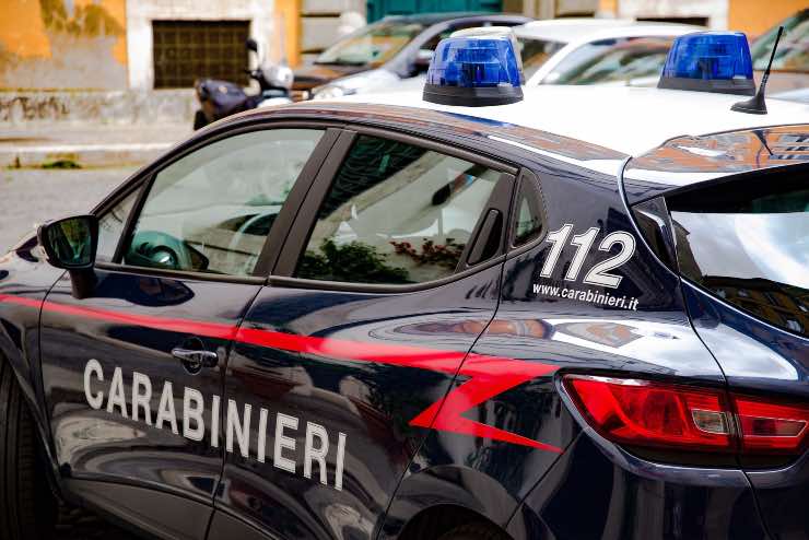 Carabinieri, intervento donna nuda 