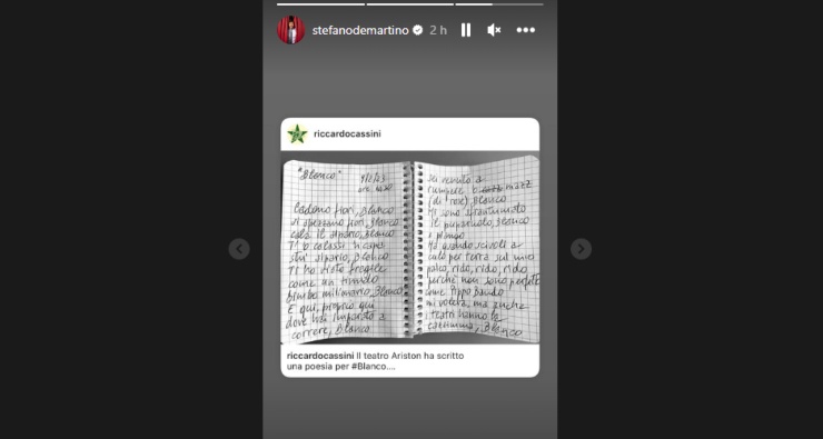 Stefano De Martino su Instagram