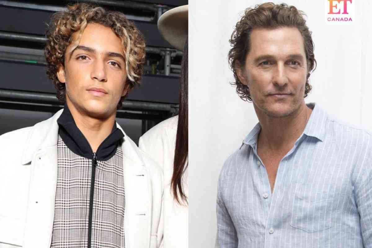 Matthew McConaughey e il figlio