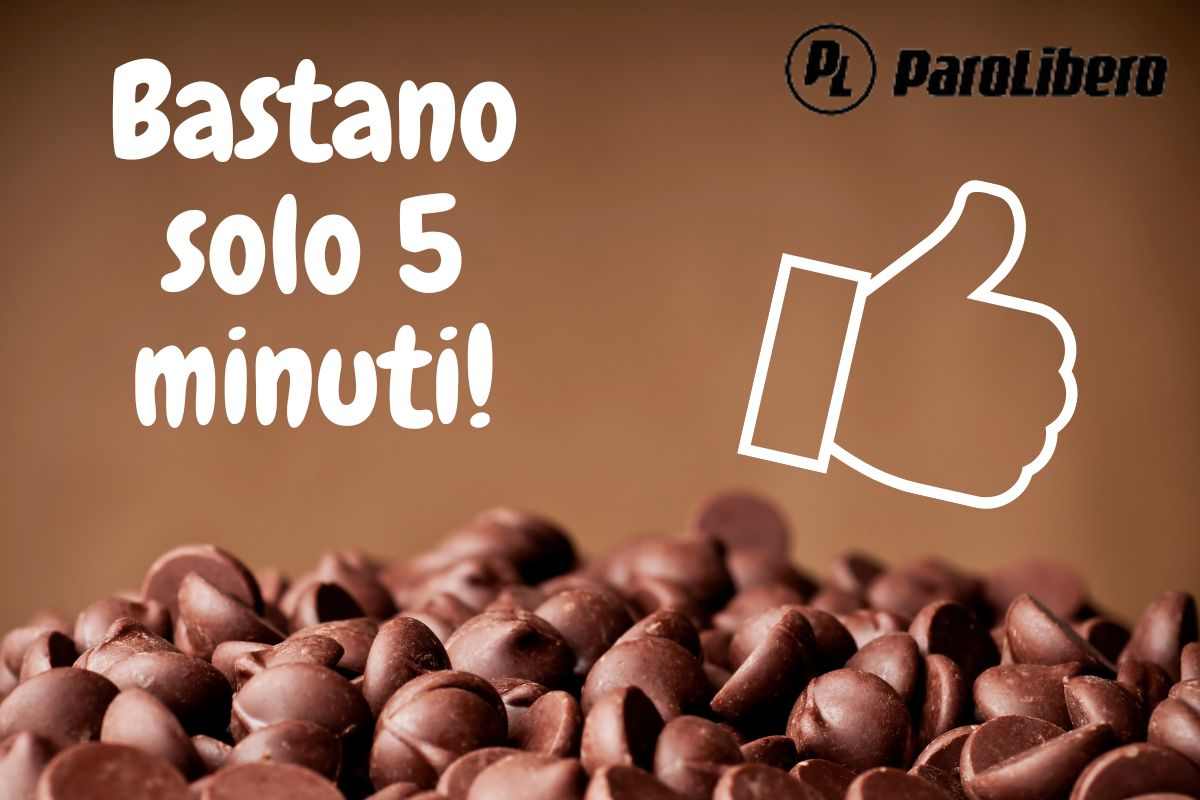 La ricetta per le gocce di cioccolato