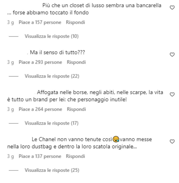 chiara ferragni commenti