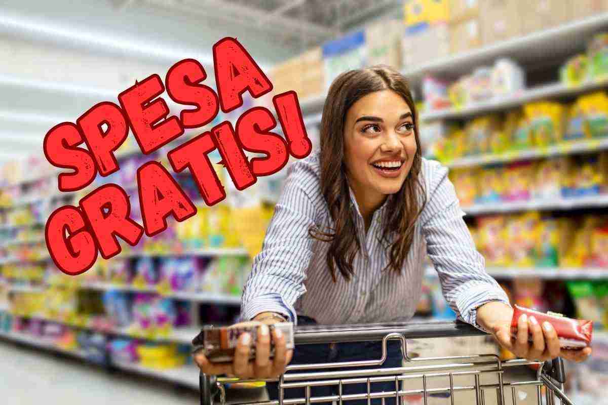 spesa supermercato gratis