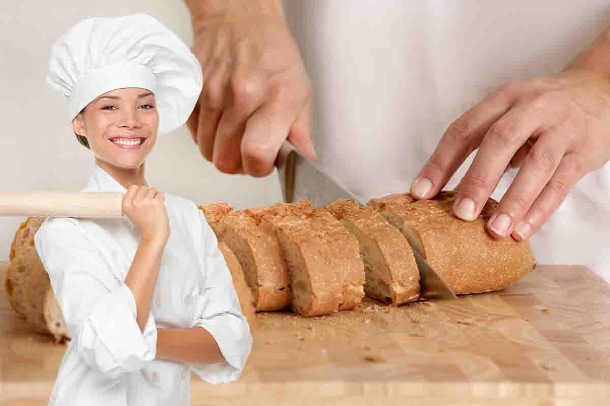 Trucco per tagliare il pane