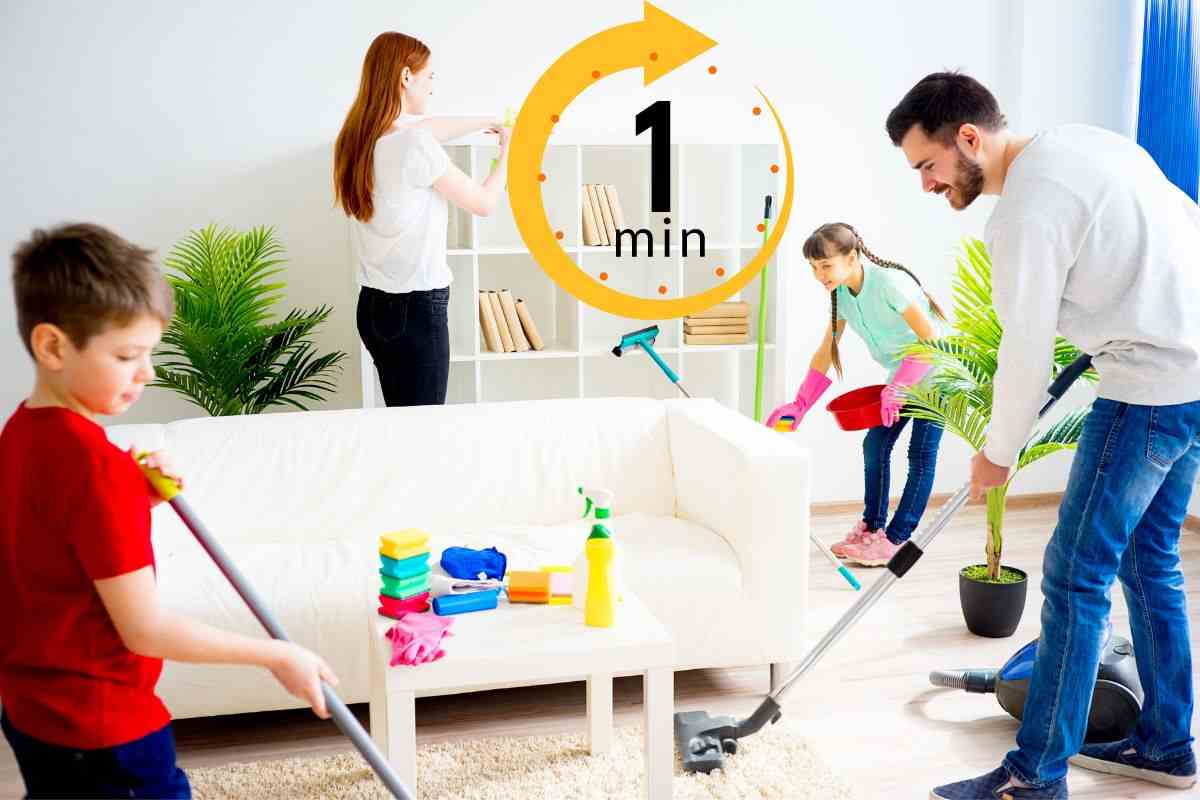 metodo pulire casa velocemente