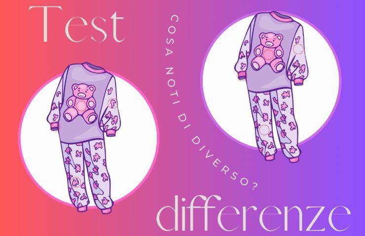 test differenze pigiami soluzione