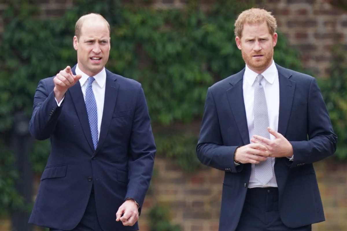 William e Harry pace fatta