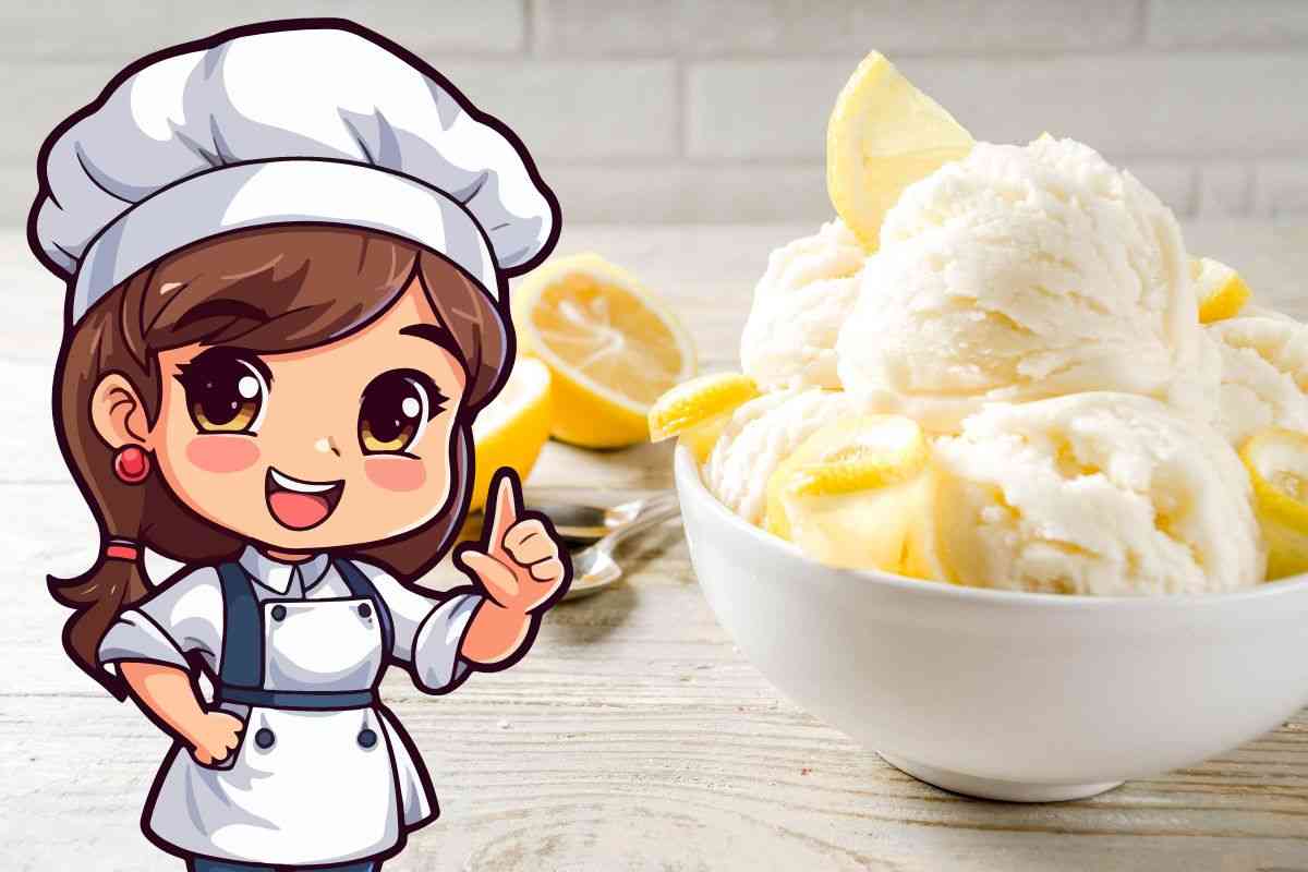 gelato al limone fatto in casa
