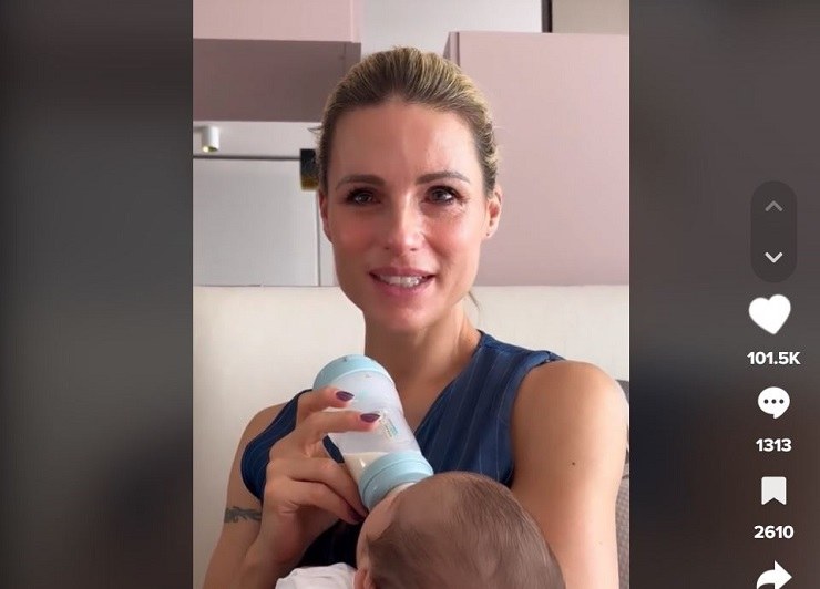 Michelle Hunziker scoppia a piangere