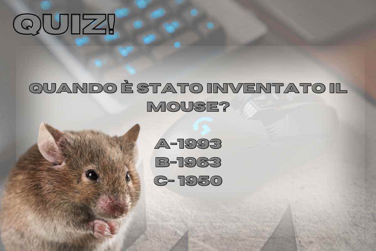 Quiz informatica primo mouse pc