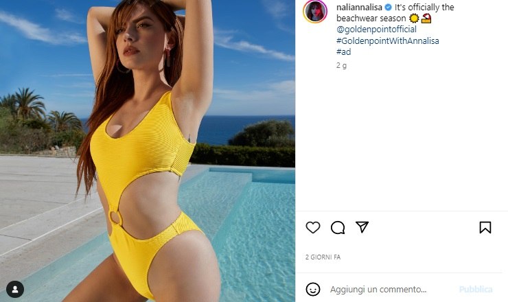 Annalisa bikini trasformazione incredibile