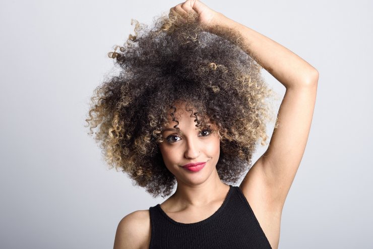 Capelli ricci afro