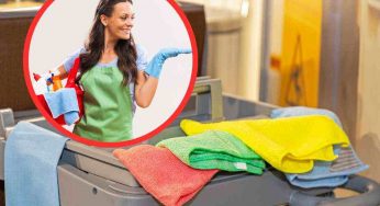 Panni in microfibra sporchi | Falli tornate nuovi con questo trucchetto