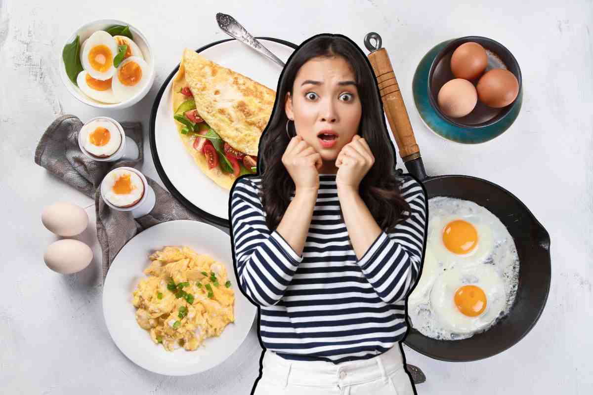Uova cucinate modo sbagliato: così diventano sane e leggere
