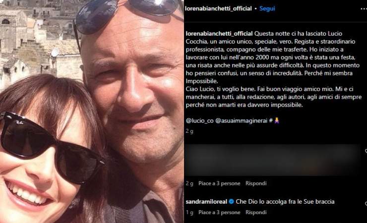L'addio a Lucio Cocchia di Lorena Bianchetti