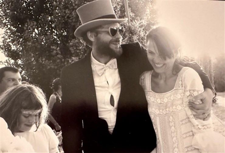 Jovanotti e Francesca nel giorno del loro matrimonio